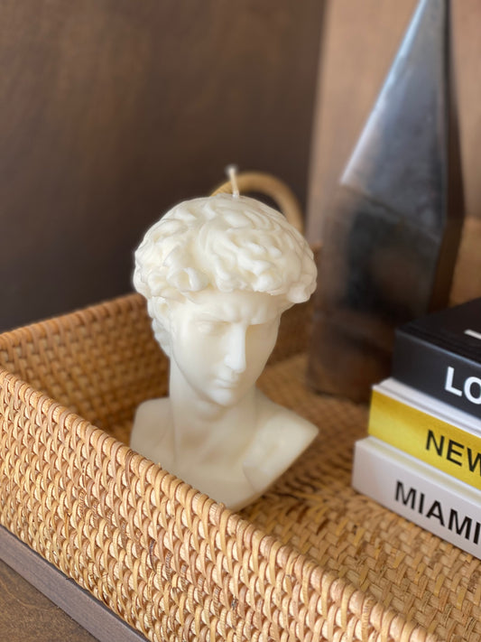 David Sculptural Candle